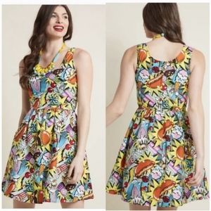 PopArt Junk Food Folter Dress